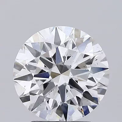 2.63ct F SI1 Rare Carat Ideal Cut Round Lab Grown Diamond
