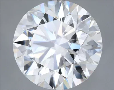 5.06ct I SI1 Rare Carat Ideal Cut Round Diamond