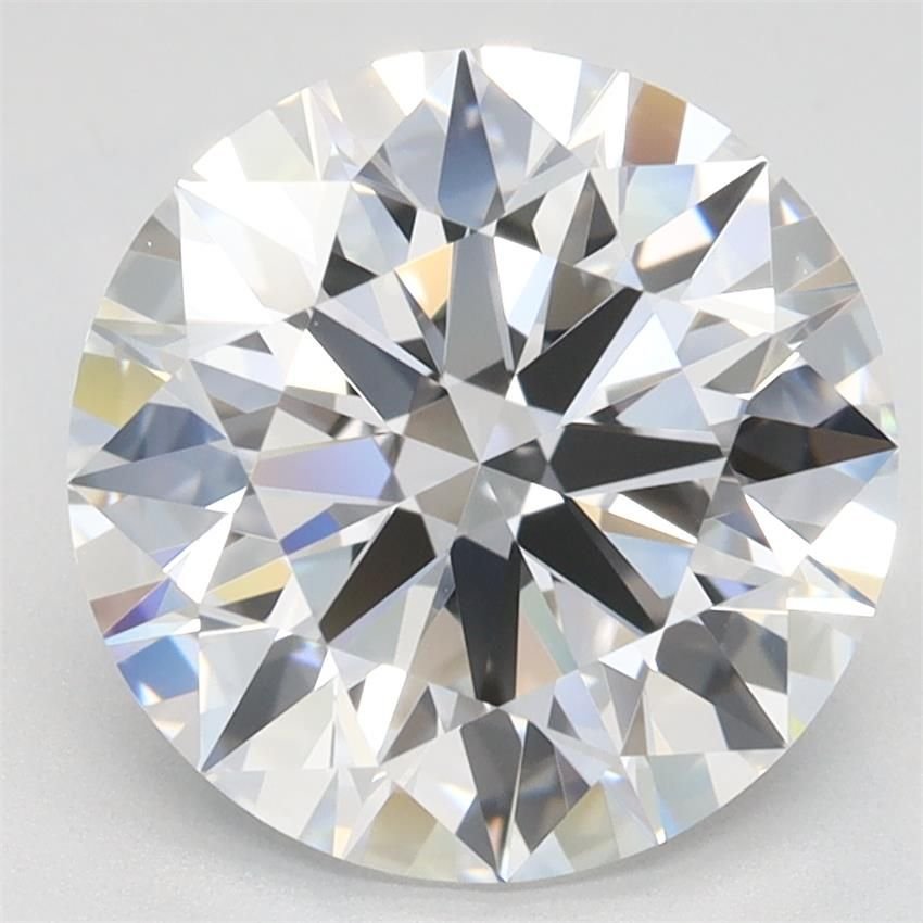 3.29ct D VVS1 Rare Carat Ideal Cut Round Lab Grown Diamond