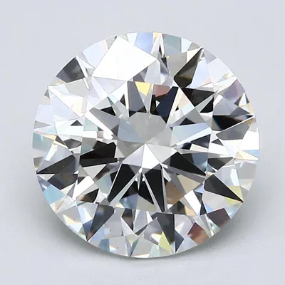 3.07ct H VS2 Rare Carat Ideal Cut Round Diamond