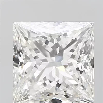 6.06ct G VS1 Rare Carat Ideal Cut Princess Lab Grown Diamond
