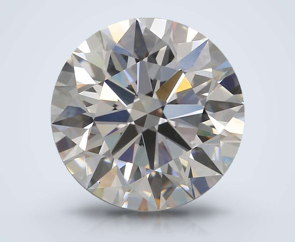 2.59ct F VS1 Rare Carat Ideal Cut Round Lab Grown Diamond