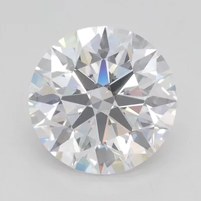 2.09ct D VS2 Rare Carat Ideal Cut Round Lab Grown Diamond