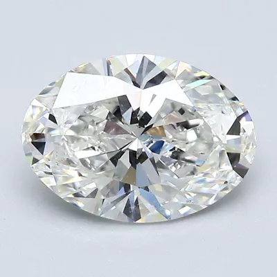 2.03ct H SI2 Rare Carat Ideal Cut Oval Diamond