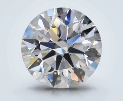 3.02ct E VS1 Excellent Cut Round Lab Grown Diamond