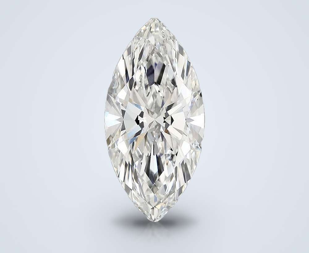 6.74ct F VVS2 Rare Carat Ideal Cut Marquise Lab Grown Diamond