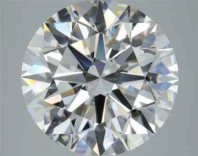 4.02ct E SI1 Rare Carat Ideal Cut Round Diamond