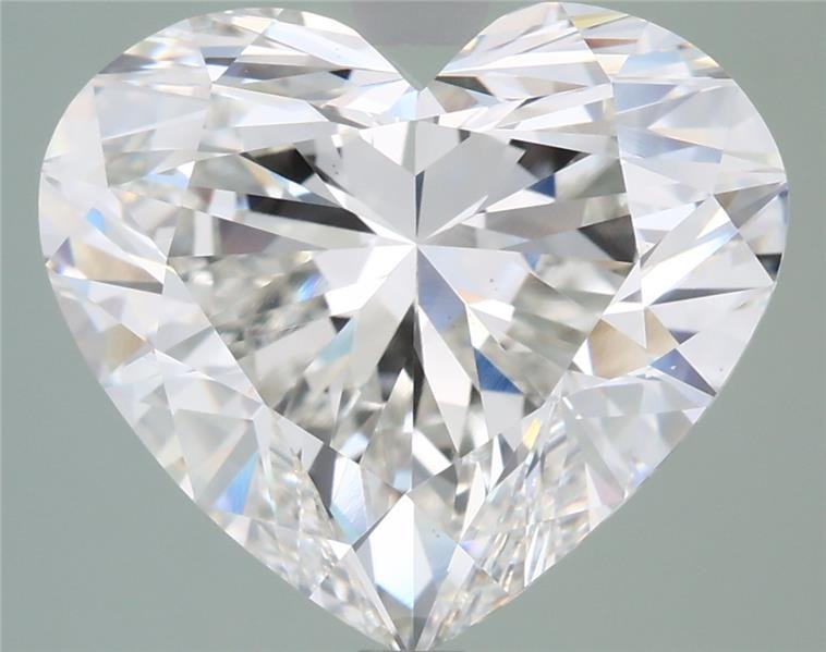 6.13ct H VS1 Rare Carat Ideal Cut Heart Lab Grown Diamond