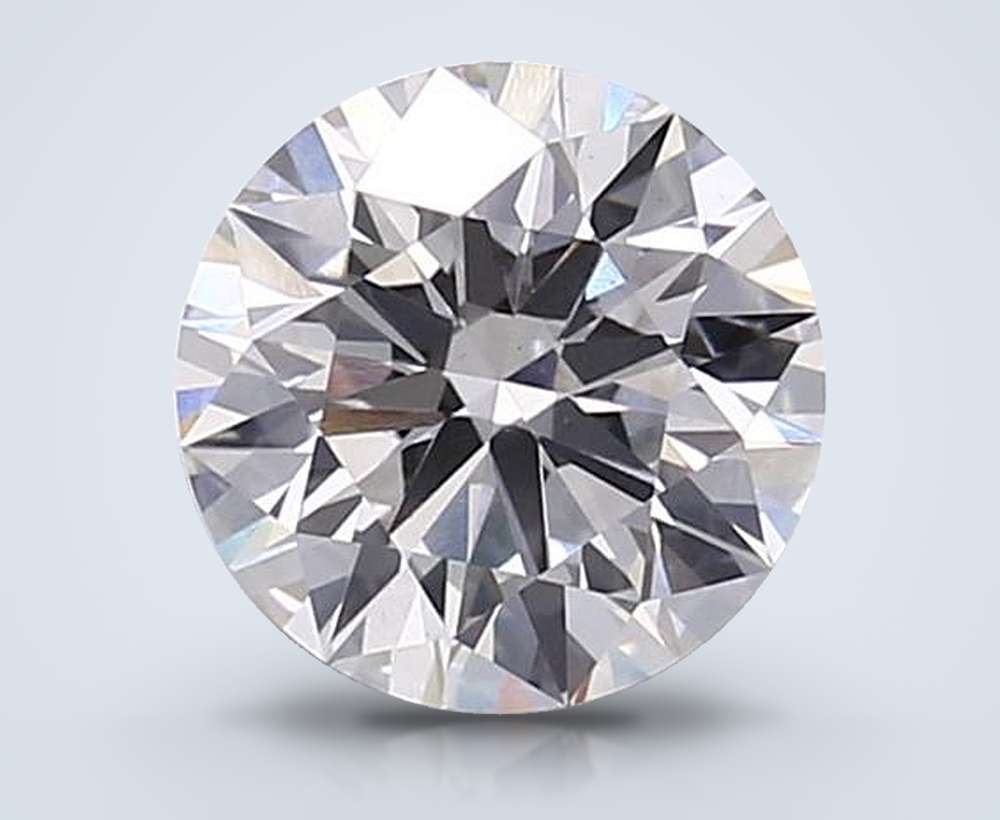 2.09ct H VS1 Rare Carat Ideal Cut Round Lab Grown Diamond