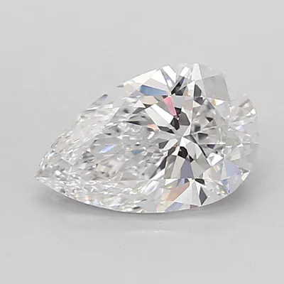 1.55ct D VS1 Rare Carat Ideal Cut Pear Lab Grown Diamond