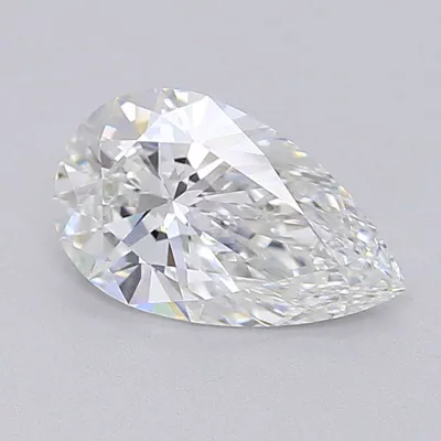 1.58ct E VVS2 Rare Carat Ideal Cut Pear Lab Grown Diamond
