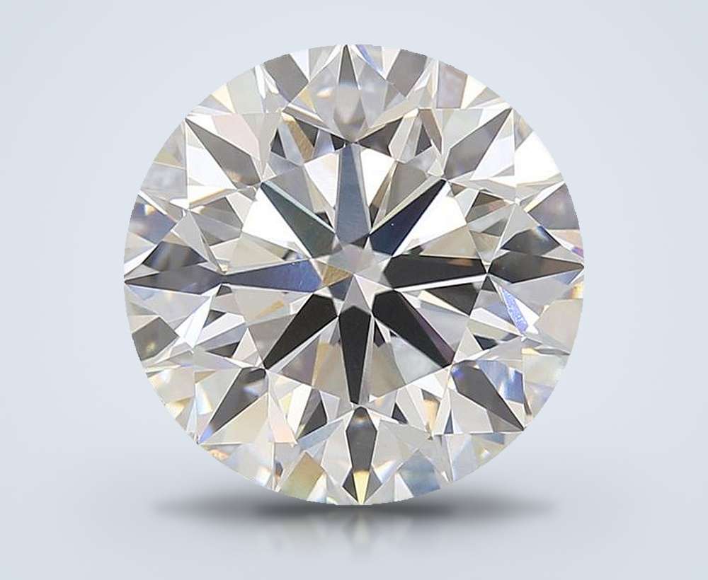 10.01ct E VVS2 Excellent Cut Round Lab Grown Diamond