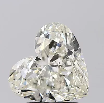 2.51ct J SI2 Rare Carat Ideal Cut Heart Diamond
