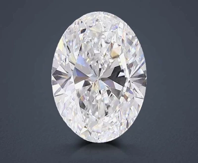 1.85ct D VS1 Rare Carat Ideal Cut Oval Lab Grown Diamond