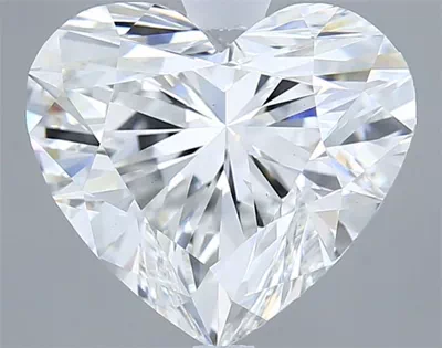 5.03ct F VS1 Rare Carat Ideal Cut Heart Lab Grown Diamond