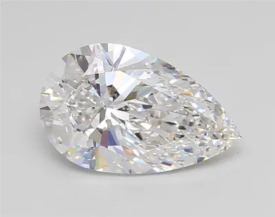 2.05ct F VVS2 Rare Carat Ideal Cut Pear Lab Grown Diamond