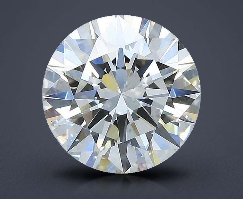 3.02ct H VS2 Excellent Cut Round Diamond