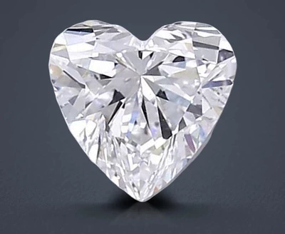 1.07ct E VS1 Rare Carat Ideal Cut Heart Lab Grown Diamond