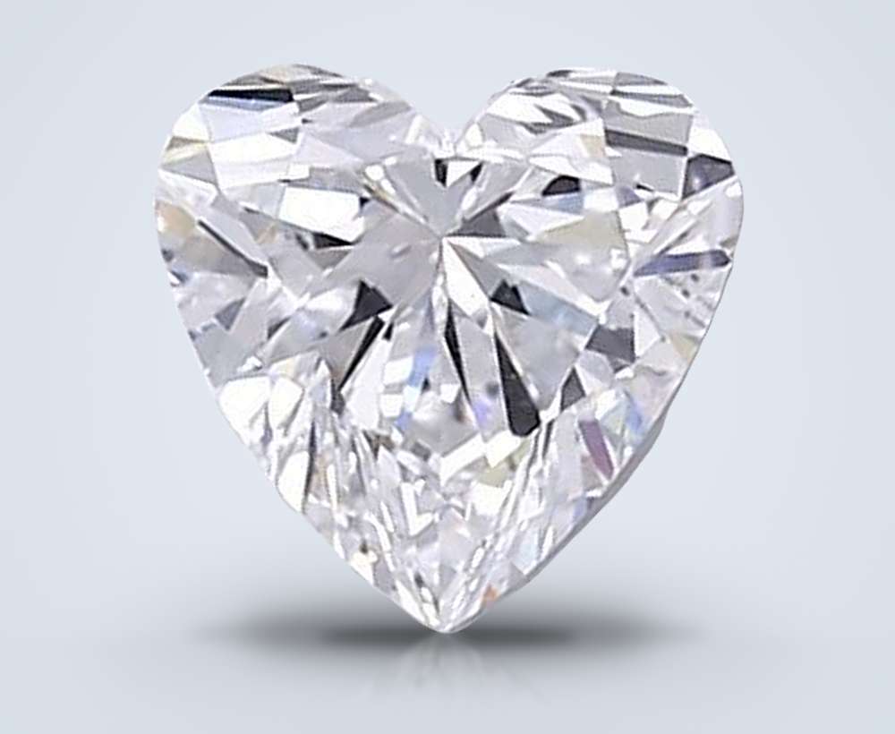 1.07ct E VS1 Rare Carat Ideal Cut Heart Lab Grown Diamond
