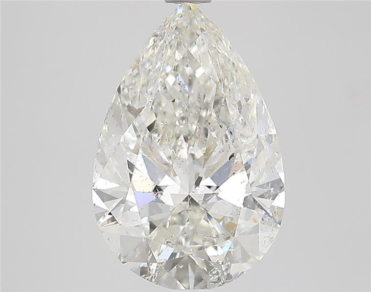 3.17ct G SI2 Rare Carat Ideal Cut Pear Diamond