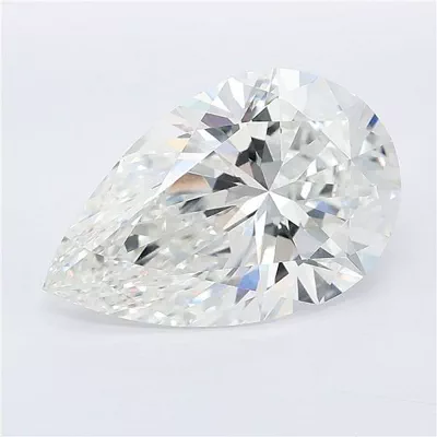 6.00ct F VS1 Rare Carat Ideal Cut Pear Lab Grown Diamond