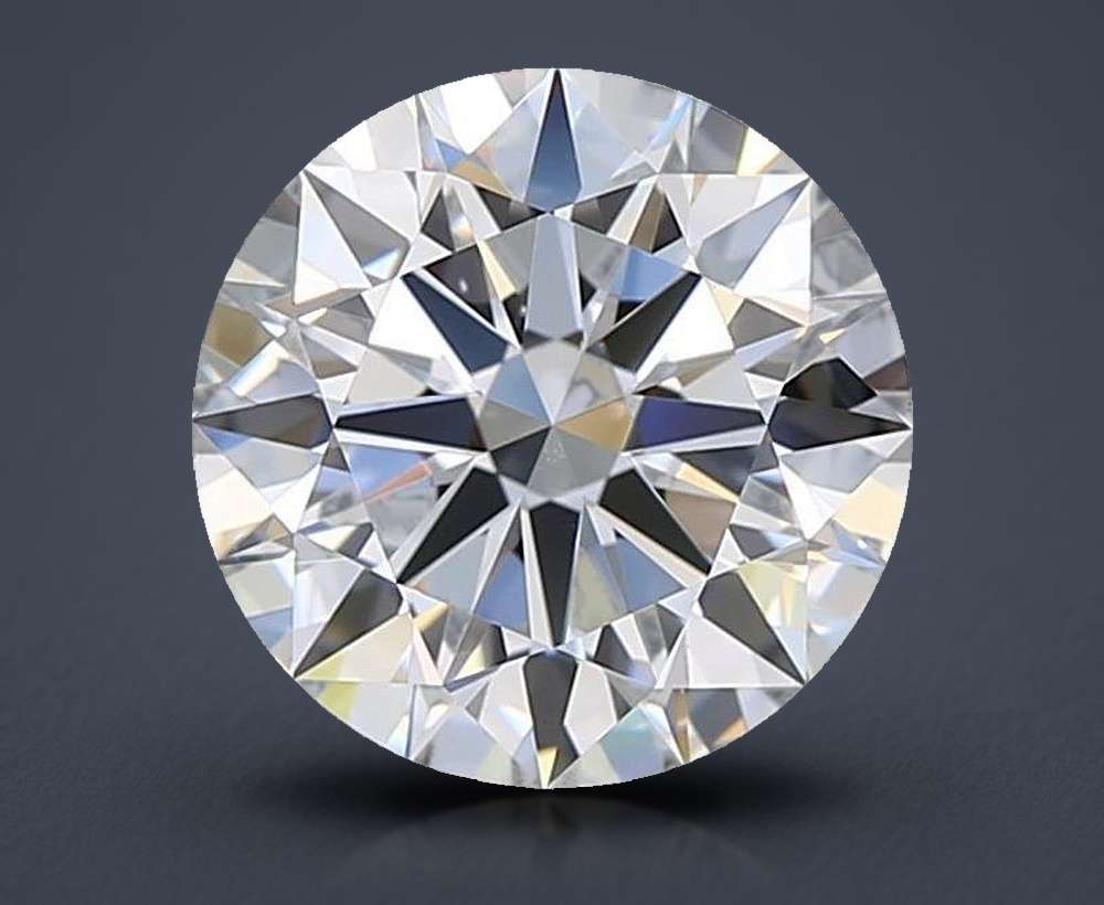 2.68ct D VVS1 Rare Carat Ideal Cut Round Lab Grown Diamond