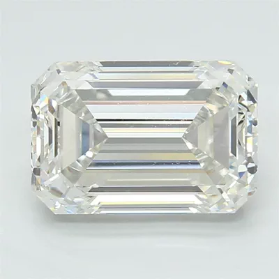 3.85ct G VVS2 Excellent Cut Emerald Lab Grown Diamond
