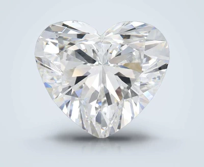 9.24ct F VS1 Rare Carat Ideal Cut Heart Lab Grown Diamond