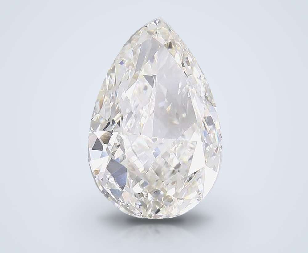 30.79ct I VS1 Rare Carat Ideal Cut Pear Lab Grown Diamond
