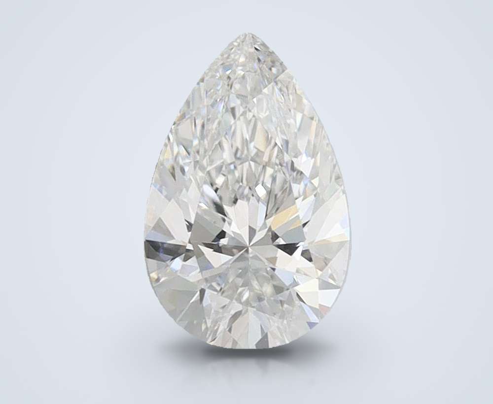 0.97ct E IF Rare Carat Ideal Cut Pear Lab Grown Diamond