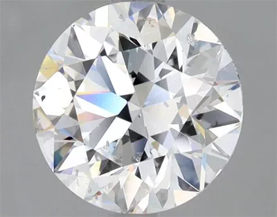 2.01ct D SI2 Rare Carat Ideal Cut Round Diamond