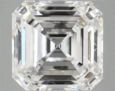 6.03ct E VS1 Excellent Cut Asscher Lab Grown Diamond