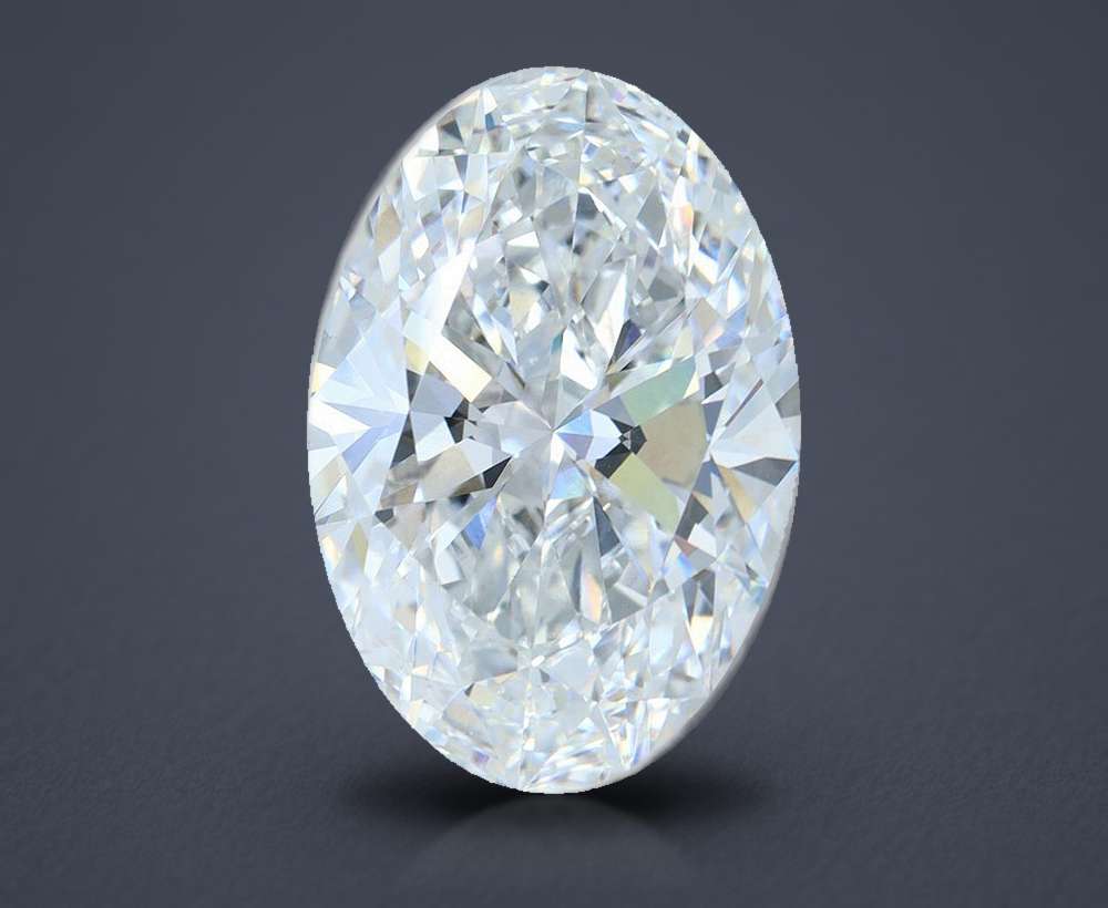 10.03ct E VS1 Rare Carat Ideal Cut Oval Lab Grown Diamond