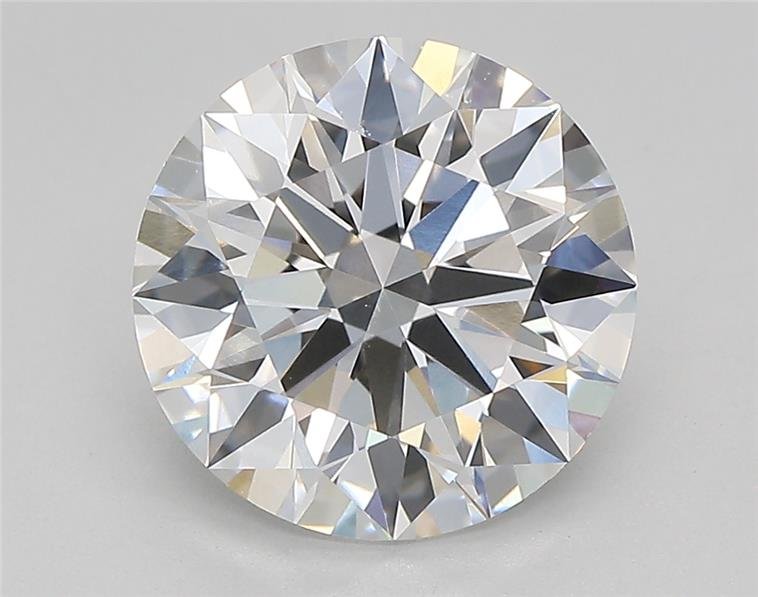 2.87ct D VVS1 Rare Carat Ideal Cut Round Lab Grown Diamond