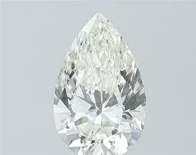 2.54ct H VS1 Rare Carat Ideal Cut Pear Lab Grown Diamond