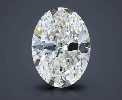 1.71ct H SI1 Rare Carat Ideal Cut Oval Diamond
