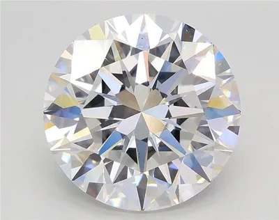 4.04ct D VS2 Rare Carat Ideal Cut Round Lab Grown Diamond