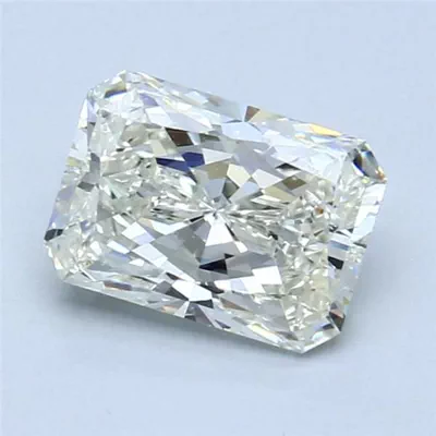 1.70ct K SI2 Rare Carat Ideal Cut Radiant Diamond