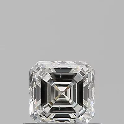 0.55ct I SI1 Rare Carat Ideal Cut Asscher Diamond