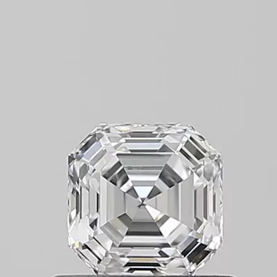0.52ct D VVS2 Rare Carat Ideal Cut Asscher Lab Grown Diamond