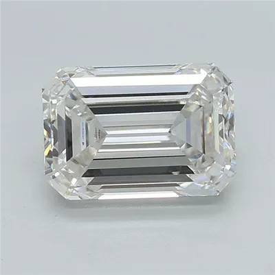 3.01ct G VS1 Rare Carat Ideal Cut Emerald Lab Grown Diamond
