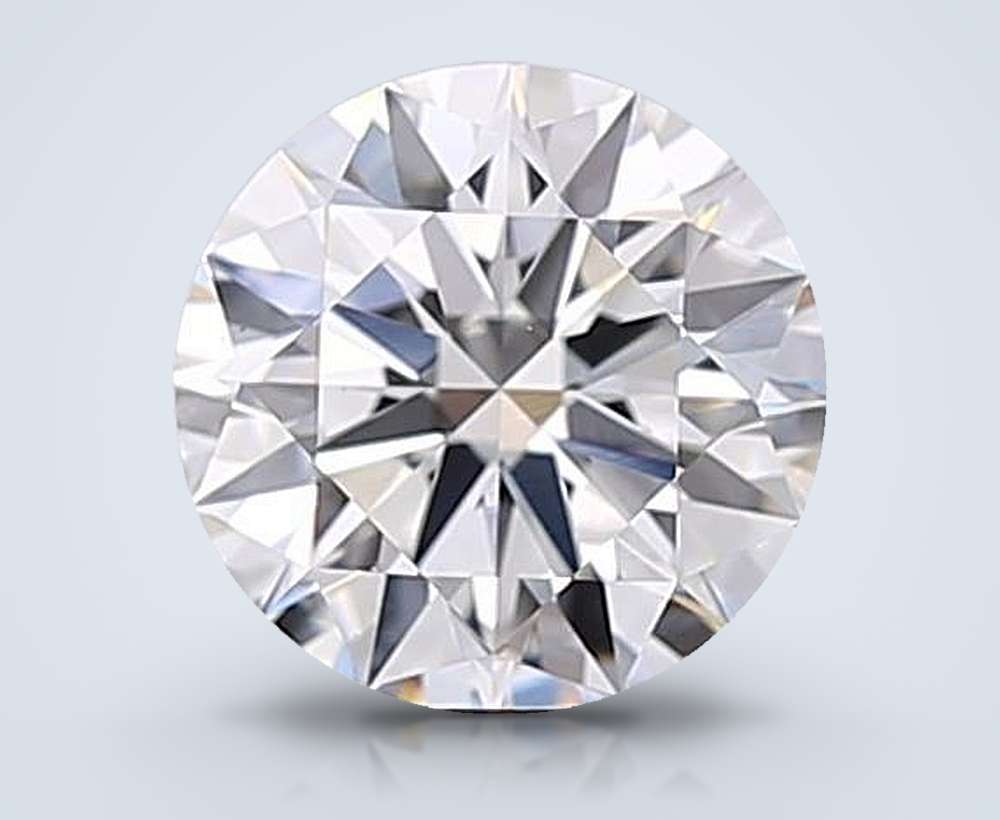 1.08ct F VS1 Rare Carat Ideal Cut Round Lab Grown Diamond