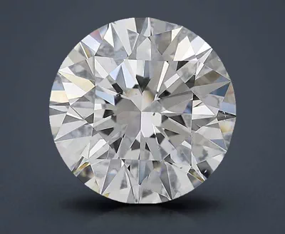 3.28ct E VS2 Rare Carat Ideal Cut Round Diamond