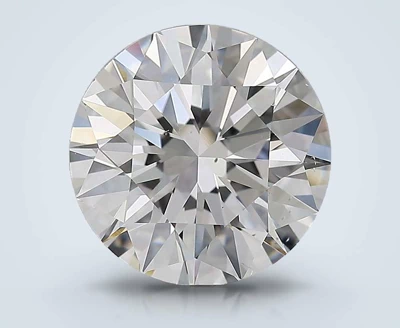 3.28ct E VS2 Rare Carat Ideal Cut Round Diamond