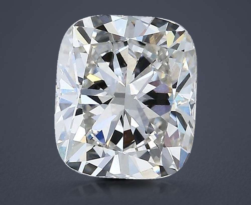 2.41ct H VS1 Very Good Cut Cushion Lab Grown Diamond
