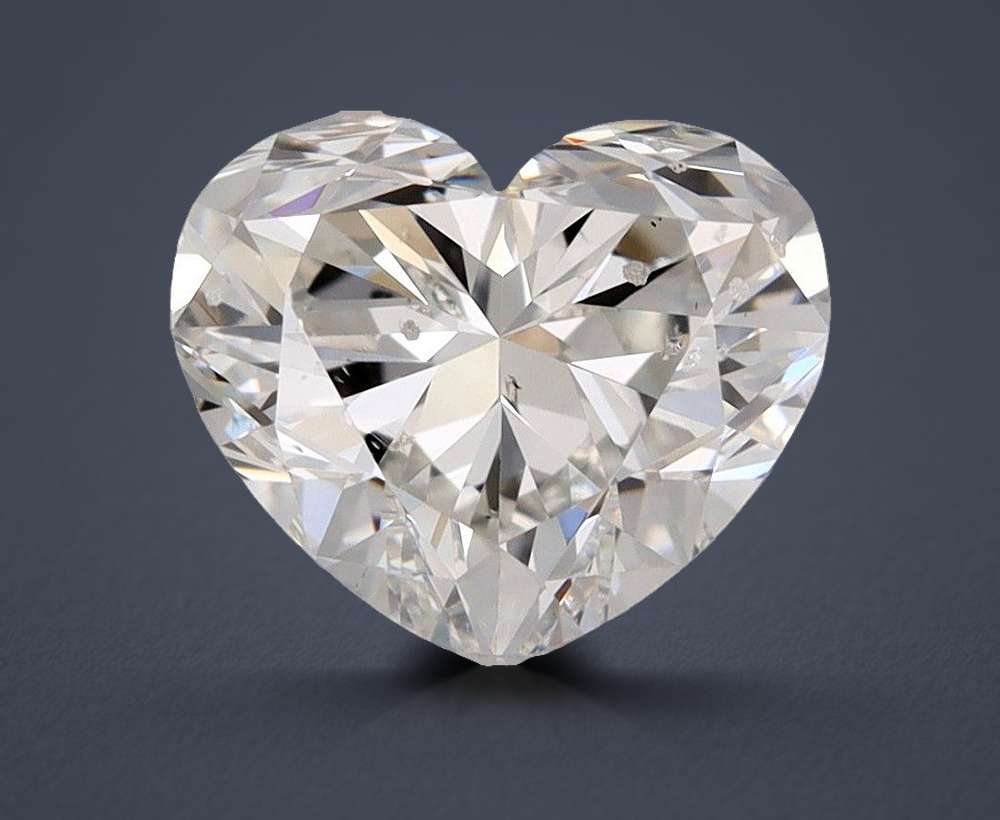 0.90ct H SI2 Very Good Cut Heart Diamond