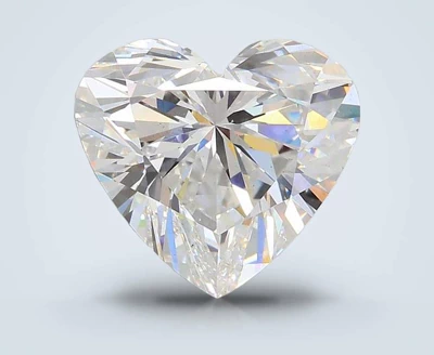 5.57ct D VS1 Rare Carat Ideal Cut Heart Lab Grown Diamond