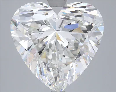 7.67ct F VS1 Rare Carat Ideal Cut Heart Lab Grown Diamond
