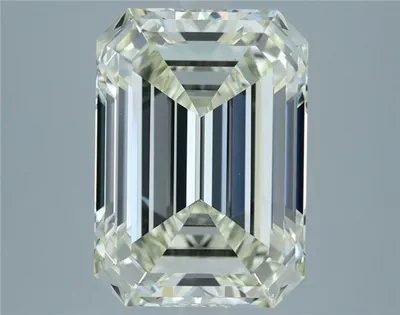 5.54ct K VVS1 Rare Carat Ideal Cut Emerald Diamond