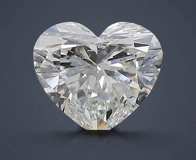 2.01ct G SI2 Rare Carat Ideal Cut Heart Diamond